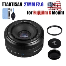 TTArtisan 27mm F2.8 XF APS-C Auto Focus Lens for Fujifilm Fuji X Mount w/ clean