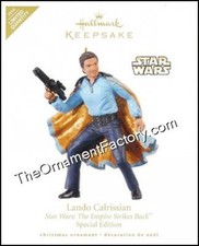 2010 Lando Calrissian Star Wars LIMITED QUANTITY Hallmark Ornament