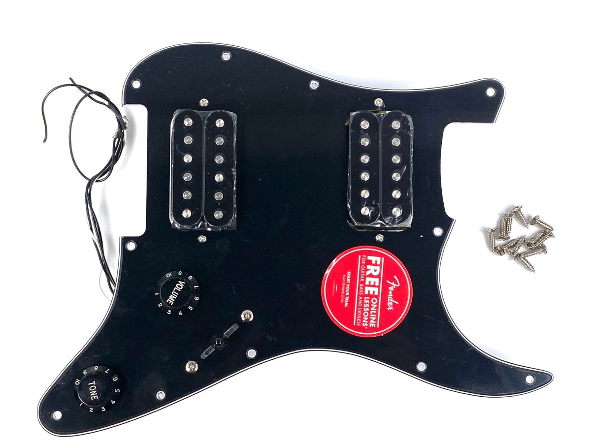 ギター HOWL GUITARS Stratocaster pickup Genuine Fender Squier HH LOADED PICKGUARD Fat Strat Humbucker