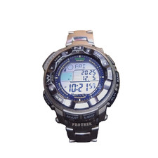 Orologio CASIO PRO TREK PRW-2500T resistente solare multi cinturino 6 titanio set completo
