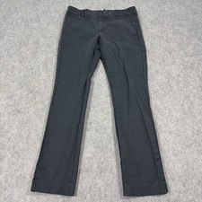 Banana Republic Slim-Straight Pants Women's Size 2S Actual W30.5xL28.25 Black