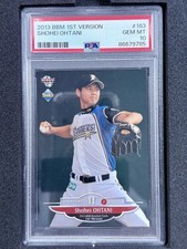 2013 BBM Shohei Ohtani Rookie #183 PSA 10 GEM MINT – 1st Version