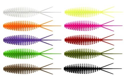 Libra Lures Turbo Worm 56mm Cheese Forellenköder Barschköder