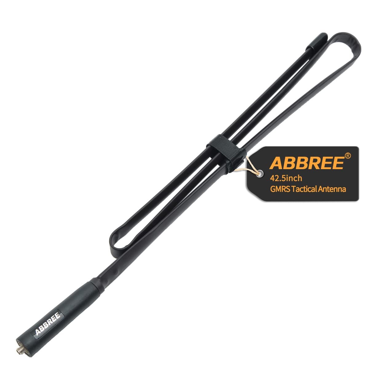ABBREE GMRS Radio Antenna 42.5-inch (462-467MHz) SMA Female CS Tactical Black . Available Now for $17.19