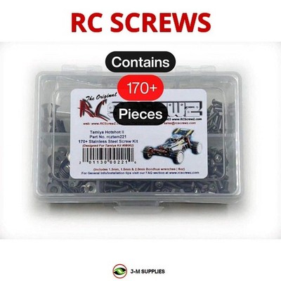 RCScrewZ Stainless Screw Kit tam221 for Tamiya Hotshot II 1/10 4WD (58062) | KIT
