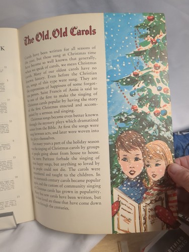 vintage christmas carol song book - Picture 4 of 5