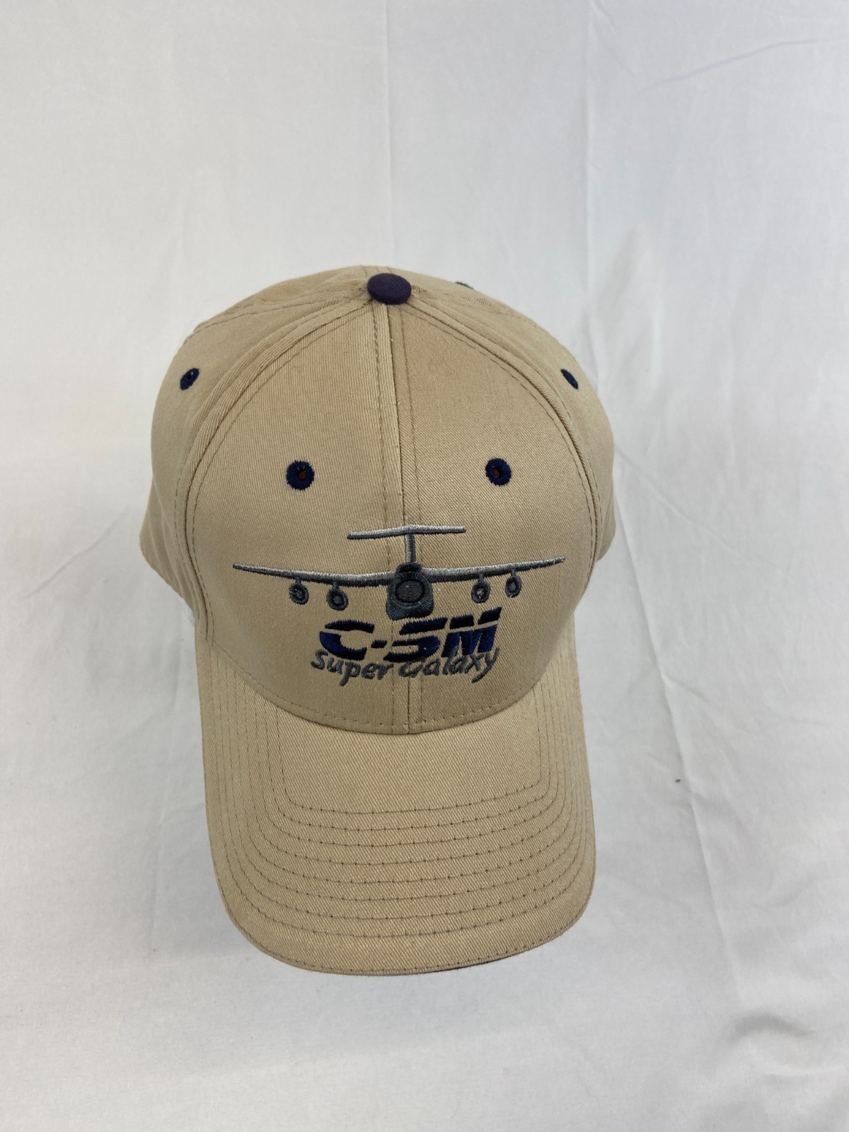 C-5M Super Galaxy Baseball Cap Strapback Hat Aviation Aircraft Khaki Outdoor