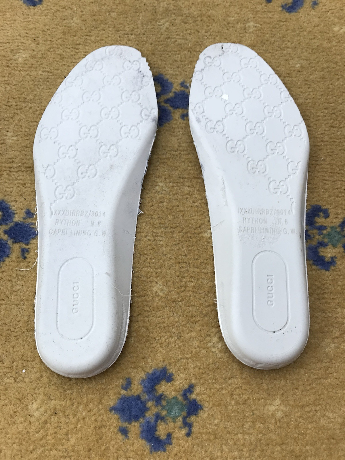 Gucci Trainers Sneaker Shoes Rhyton Monogram Canvas White Mens US 9 UK 8.5 42.5 thumbnail 13