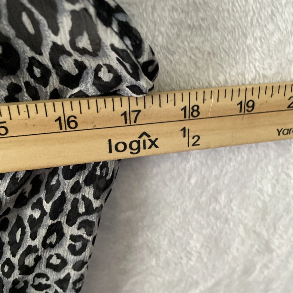 Женская блуза Sam & Max топ многоцветная средний анималистический принт чистый короткий рукав - Изображение 3 из 4