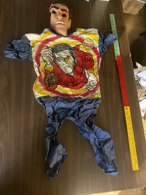 Six Million Dollar Man Costume Child Sz MED Mask Bionic 1974 Ben Cooper ...