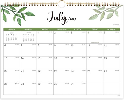 Wall Calendar 2025-2027 - JULY 2025 to JUNE 2027, 24 Months Wall Calendar 2025-2