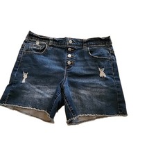 Wonder Nation Girls XXL 18 pull On Shorts, Elastic Waist, Frayed Ends