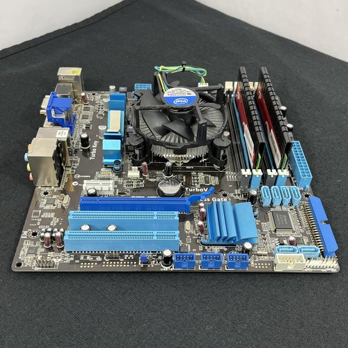 MOTHERBOARD/CPU/RAM COMBO: ASUS P7H55-M PRO LGA 1156 + Intel i5 760 + 8GB DDR3 - Afbeelding 3 van 8