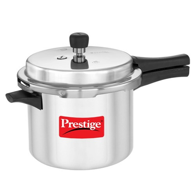 #ad Prestige Popular Aluminum Pressure Cooker 5 L Silver 5.3 Quarts $78.97