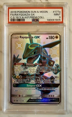Rayquaza GX 177a/168 PSA 9