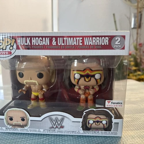 New Funko Pop! Vinyl WWE Hulk Hogan & Ultimate Warrior 2-Pack Fanatics Exclusive