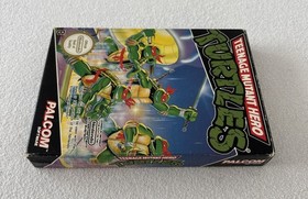 TEENAGE MUTANT NINJA TURTLES CONFEZIONE ORIGINALE con istruzioni NINTENDO NES RARO! CONDIZIONI BUONE!