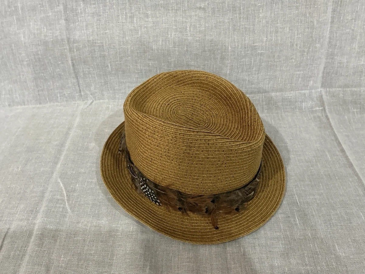 NEW LIKE RUSLIN BAGINSKI Black Wide Brim Fedora Hat with Gold Chain D Size M Fedora Multicolor Hats for Women for sale | eBay main image 3