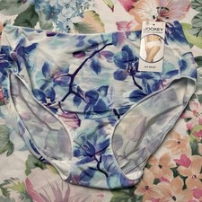 Jockey No Panty Line Microfiber stretch Hip Brief panties size 7/L