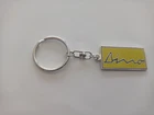 DINO metal chromium enamel keychain