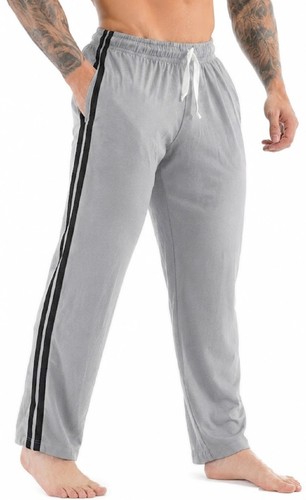 PACK OF 4 MENS JOGGING TROUSERS TRACKSUIT BOTTOMS JOGGERS STRIP GYM SPORTS PANTS - Picture 19 of 24