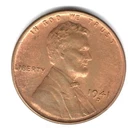 1941 D UNCIRCULATED Lincoln Wheat Cent RED - Actual Coin Shown
