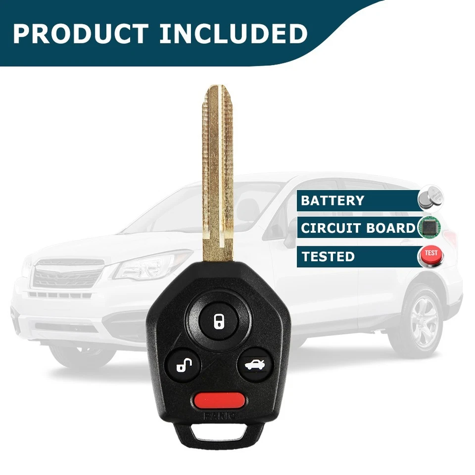 Mando a distancia de reemplazo para Subaru WRX 2015 2016 2017 2018 2019 CWTWB1U811-G Foto 2 de 4