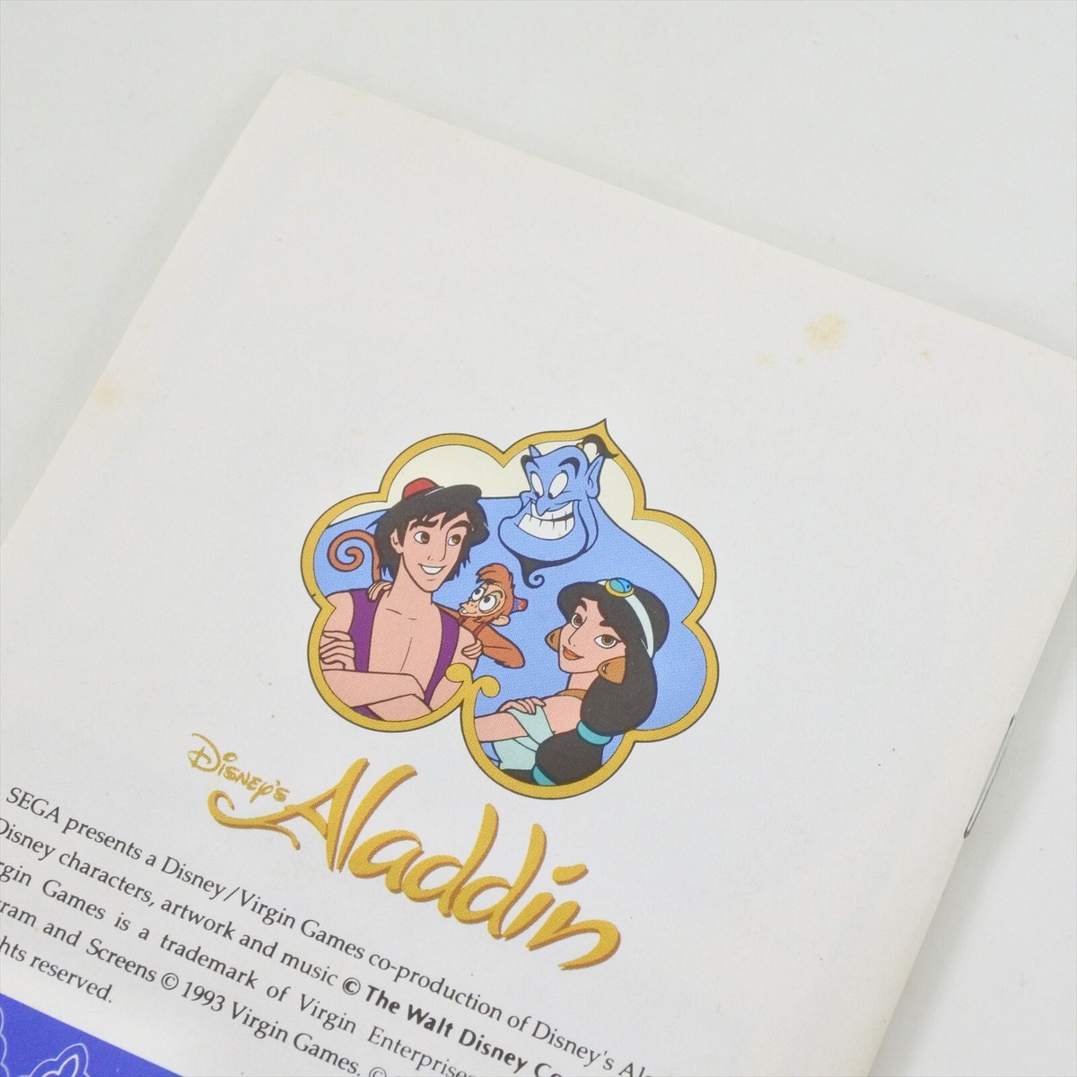 ALADDIN Disney's Mega Drive Sega 2301 md | eBay
