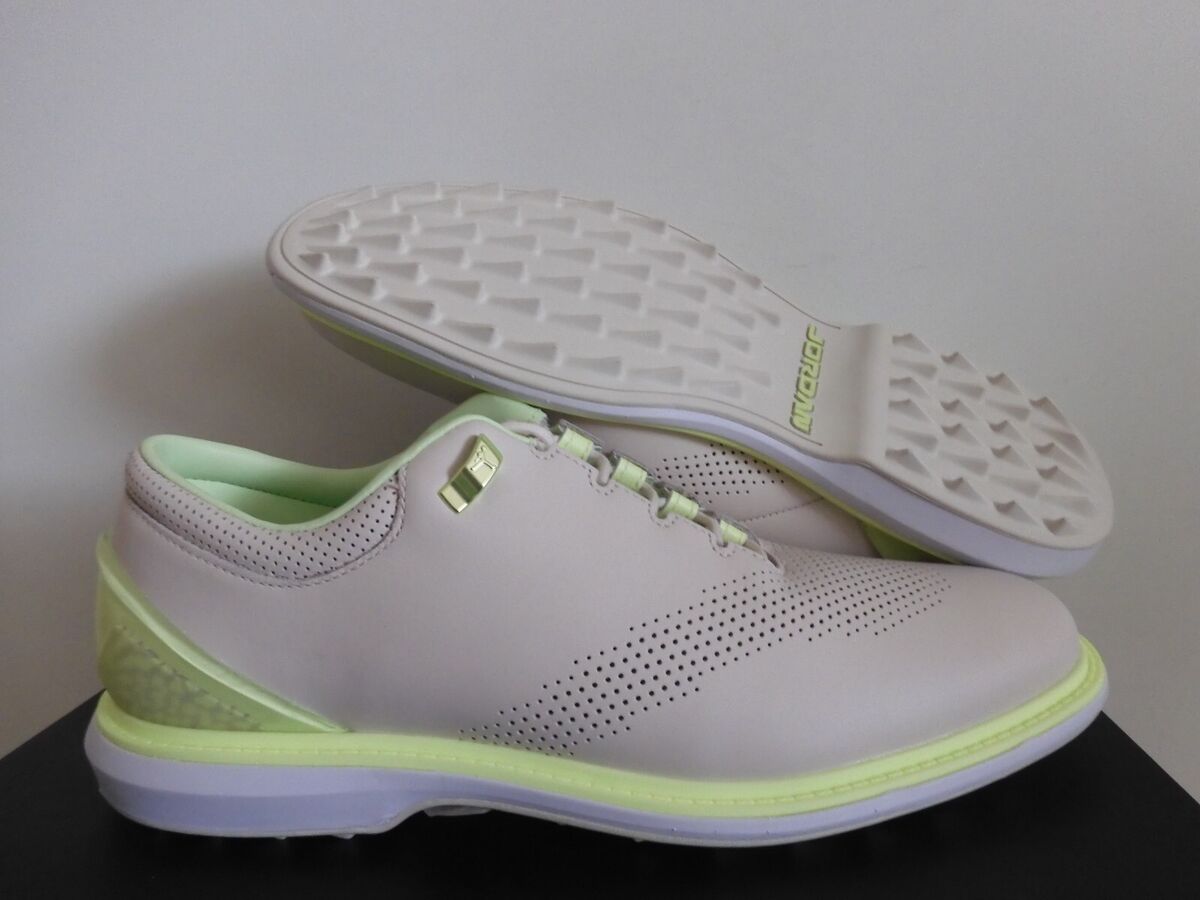 NIKE JORDAN ADG 4 GOLF CLEATS PHANTOM-WHITE-LIGHT BONE-VOLT NIKE JORDAN ADG 4 GOLF CLEATS PHANTOM-WHITE-LIGHT BONE-VOLT