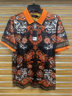 BARABAS Urban Fashion Polos with Bling Stones Top Notch Quality and Design L