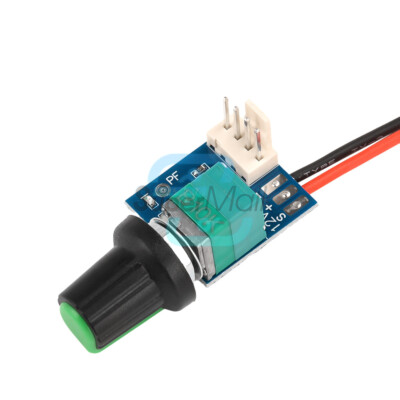 DC5-12V 4-wire PWM Fan Speed Controller With Switch Chassis