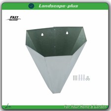 1 Pack 8 lbs Medium Size Chicken Cone Galvanized Steel Poultry Restraining Cone