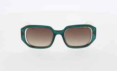 Guess GU7817 96F Green Beige Square Plastic Sunglasses Frame 53