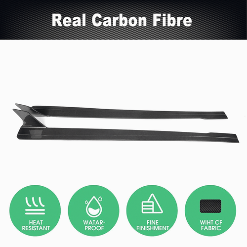 Carbon Seitenschweller Side Skirts Spoiler Lippe Passt für Audi R8 V8 2008-2015 - Picture 8 of 14