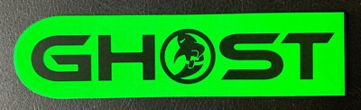 Original GHOST Sticker schwarz grün Sportschiessen Schützensport