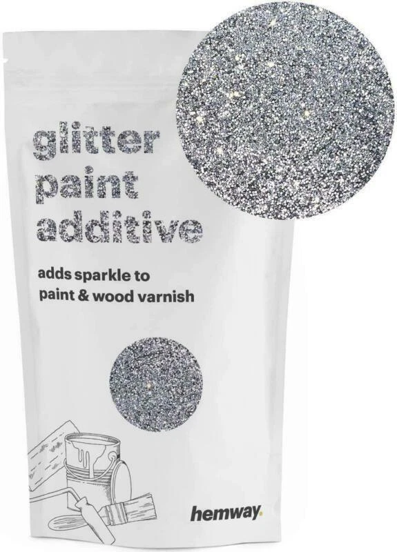Hemway Glitter Paint Additive Glitter Crystals for Acrylic Paint