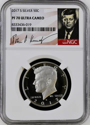 2017 S Kennedy Silver 50C Half Dollar NGC PF70 Ultra Cameo