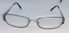 Sophia Loren M225 Eyeglass Frames Gold Zyloware 168 Flex Hinges