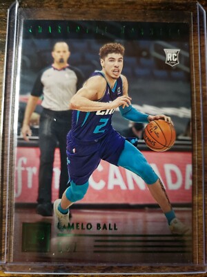 2020-21 Chronicles LaMelo Ball Panini Green Parallel Rookie RC #102 Hornets
