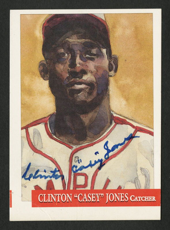 1992 KRAFT ECLIPSE CARDS NEGRO LEAGUES 2 CLINTON CASEY JONES