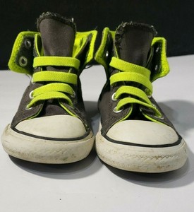 gray and yellow converse