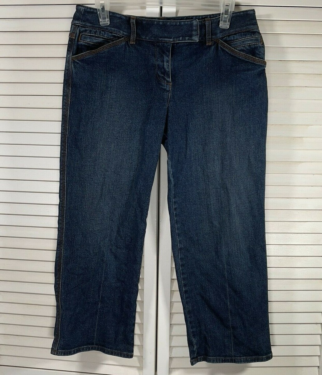 Loft Ann Taylor Women's Denim Capri Cropped Jeans Size