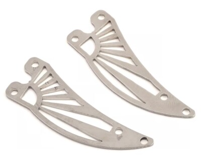 NEW Sideways RC Scale Drift Custom Wing Mount (Silver) (Style 3) SDW-WMSTY3