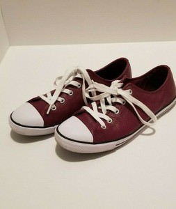 converse dainty maroon