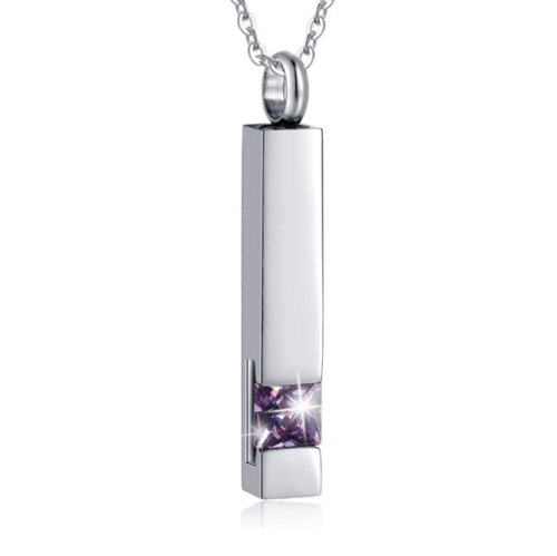 Urn Necklace for Ashes Memorial Cremation Jewelry for Ashes Cube Ashes Necklace - Picture 6 of 17