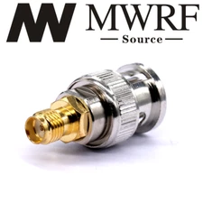 SMA Female to BNC Male Coax RF Connector Adapter; Fast Shipping; US Seller