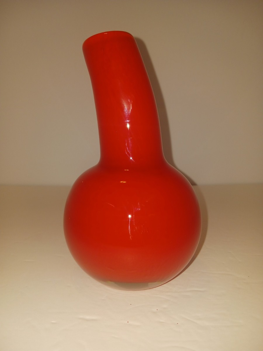 新品 Henry dean louis Henry Dean Art Glass Vase Studio Vase , Beautiful , VINTAGE, HTF