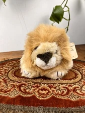 Vintage 1997 Cushy Critter Purr-fection by MJC Leon Lion Plush 4" w/Tag-A