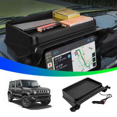 Center Control Storage Box Dashboard Wireless Charging Fit For Suzuki Jimny 2022