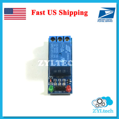 US Ship 5V Relay Module High Triggered w/ LED For Arduino PIC AVR DSP ARM MCU